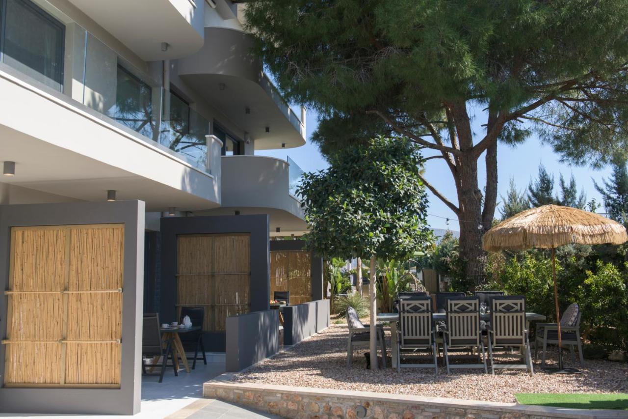 Aval Riviera Apartman Lagoníszi Kültér fotó