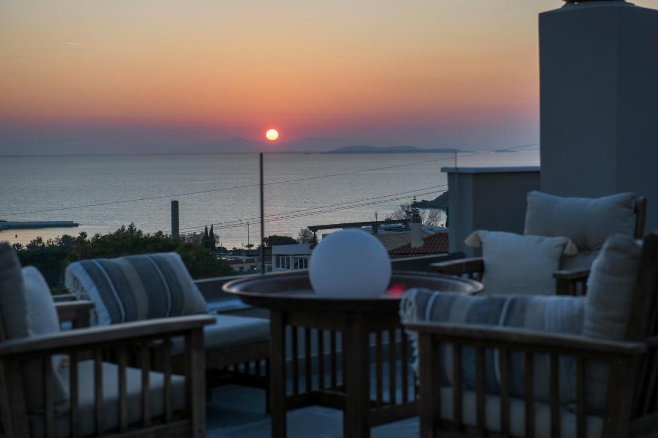Aval Riviera Apartman Lagoníszi Kültér fotó